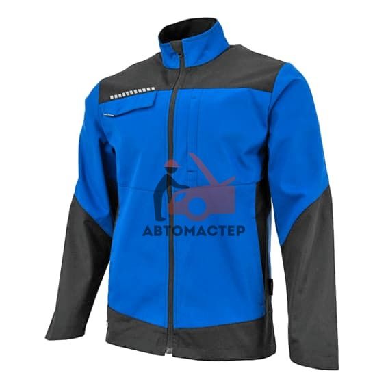 Куртка мужская летняя BRODEKS KS-234, васильковый/черный, размер S