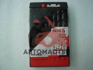 Набор сверл по металлу YATO 10пр D 1-10мм