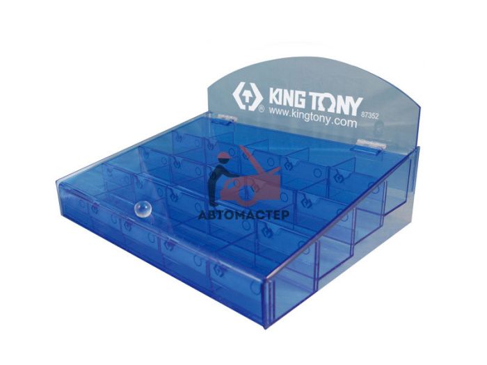 Стенд  KINGTONY пластиковый для вставок и бит