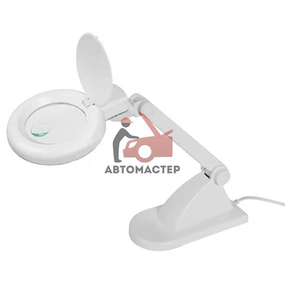 Лупа настольная 3D+12D REXANT с подсветкой белая
