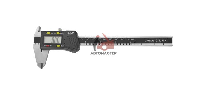 Штангенциркуль электронный АВТОМАСТЕР 150 мм.пластик IP54