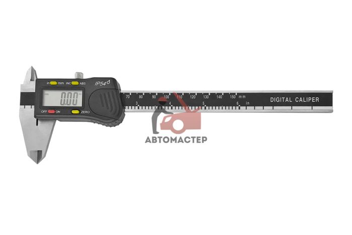 Штангенциркуль электронный АВТОМАСТЕР 150 мм.пластик IP54