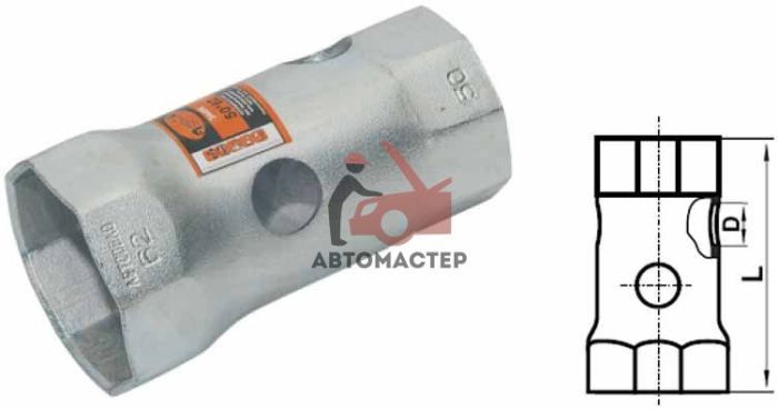 Головка ступичная 8гр  50-62 ДЕЛО ТЕХНИКИ (Газель задняя)