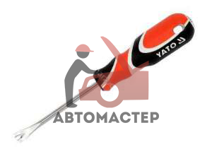 Съемник клипс обшивки YATO 6мм L 100мм. (ласточкин хвост)