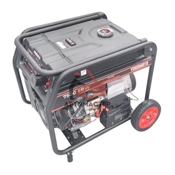 Генератор бензин/газ YOKOMOTO 9500EBW 220V 8-8,5 kWt (со стартером)
