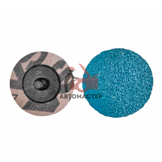Круг зачистной сменный Quick Lock ZIRCONIUM Р36 d 50 mm (сине-зеленый) циркониевый корунд