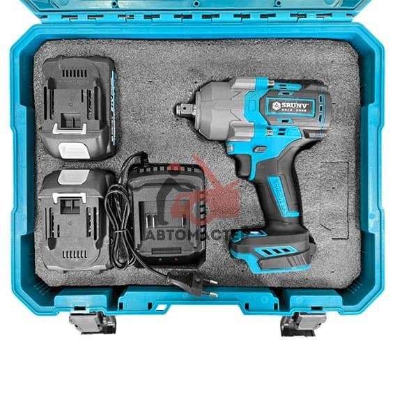 Гайковерт аккумуляторный 1/2 SRUNV AMR 21V, 6000 mAh, 850 Nm.