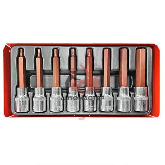 Набор вставок-пресс 1/2 6гр 8пр AMR 4-14мм L100mm