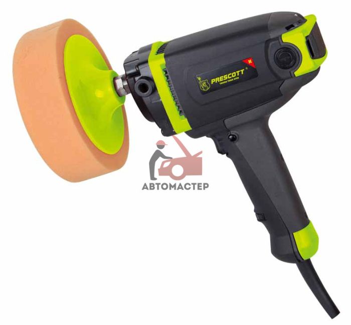 Полировальная электрическая машинка PRESCOTT 910W, 125-180 мм