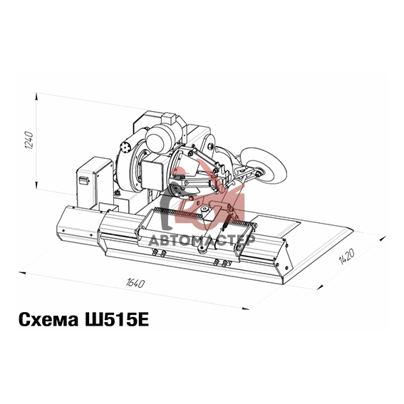 Стенд шиномонтажный грузовой ЧЗАО Ш515Е 380 V  R14"-26"