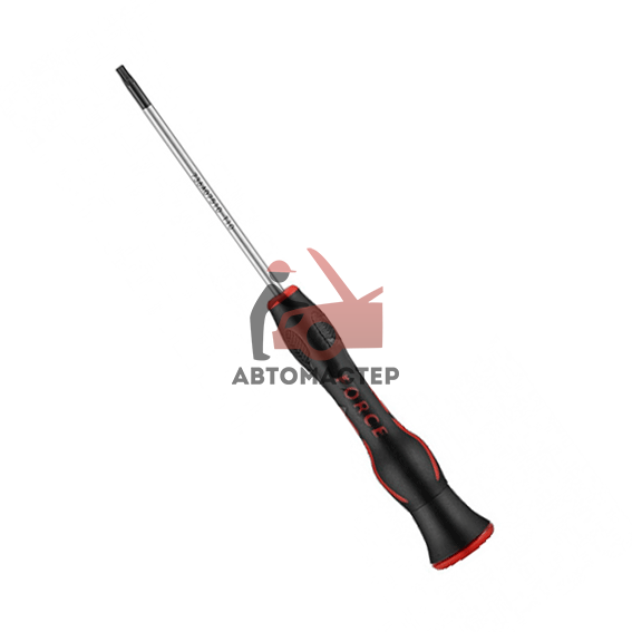 Отвертка ювелирная torx (6 лучей) с отверстием FORCE T15H L175мм