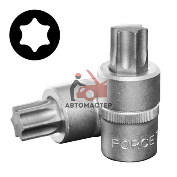 Вставка-пресс 1/2 torx (6 лучей) L55мм Т60 FORCE