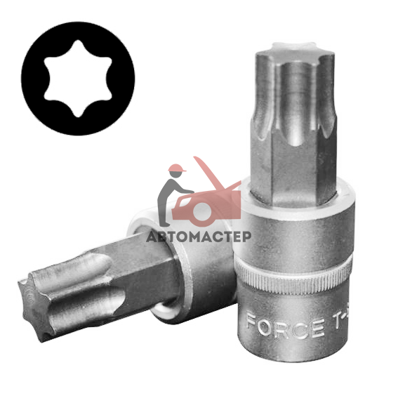 Вставка-пресс 1/2 torx (6 лучей) L70мм Т80 FORCE