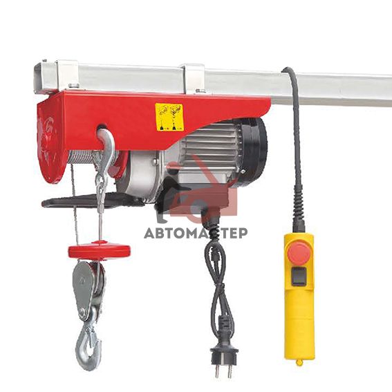 Лебедка электрическая STRONG  220V/550W 500/1000кг (12/6м)
