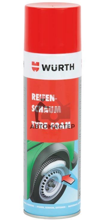 Чернитель резины 500 мл. WURTH