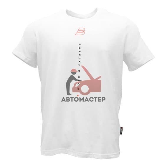 Футболка KS 701basic, белый, размер L