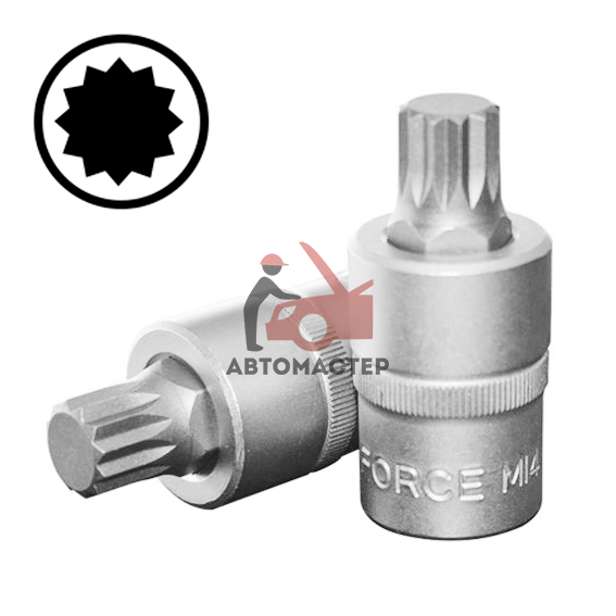 Вставка-пресс 1/2 spline L55мм M14 FORCE