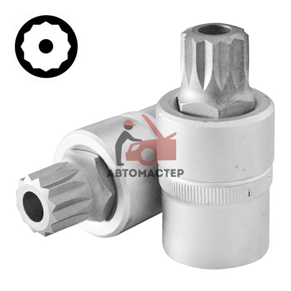 Вставка-пресс 1/2 spline с отв. L55мм M16 FORCE