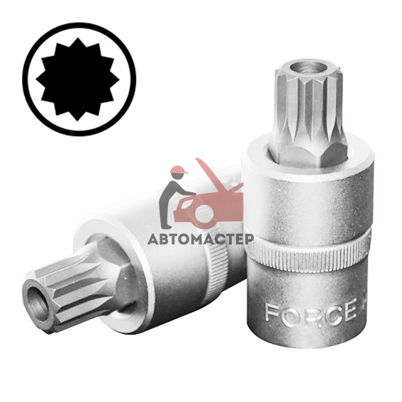 Вставка-пресс 1/2 spline с отв. L55мм M14 FORCE
