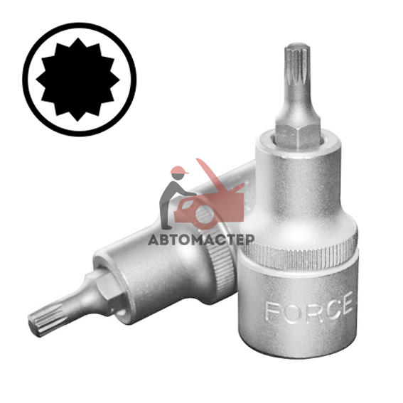 Вставка-пресс 1/2 spline L55мм M8 FORCE