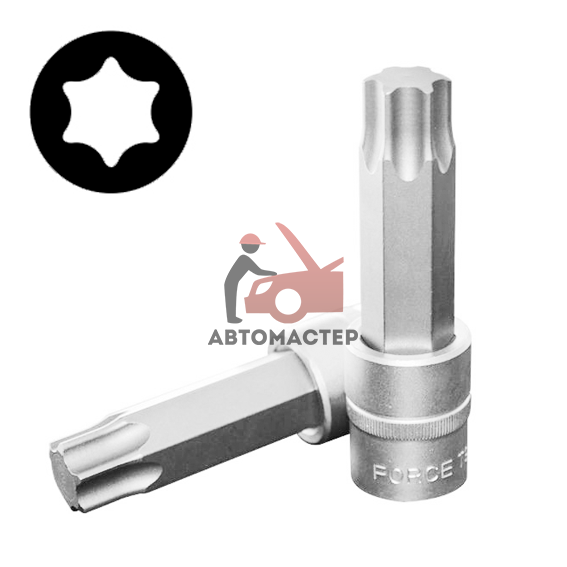 Вставка-пресс 1/2 torx (6 лучей) L100мм T80 FORCE