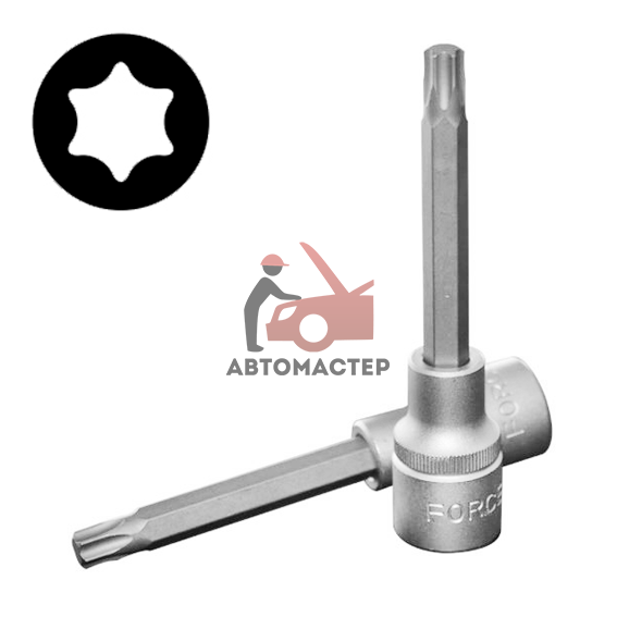 Вставка-пресс 1/2 torx (6 лучей) L100мм T45 FORCE