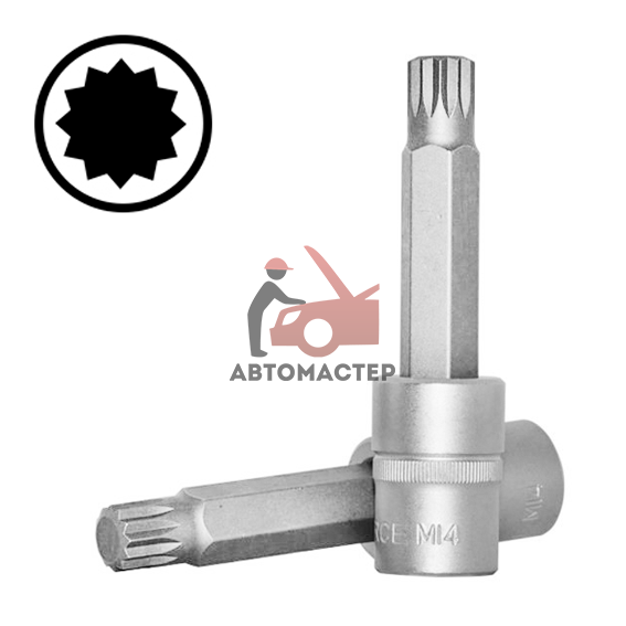 Вставка-пресс 1/2 spline L100мм M14 FORCE