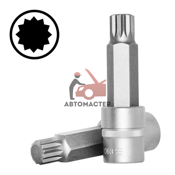 Вставка-пресс 1/2 spline L100мм M16 FORCE