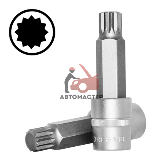 Вставка-пресс 1/2 spline L100мм M18 FORCE