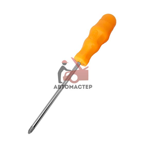 Отвертка с фонариком оранжевая (+) PH2*125 мм.