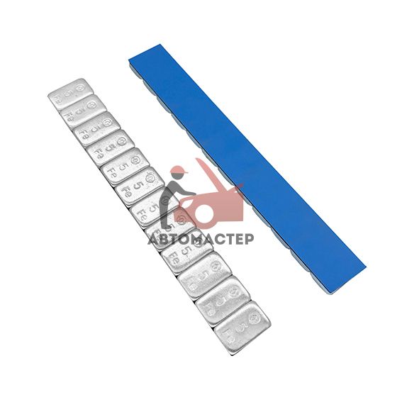 Груз клеющийся (адгезивный) 60 г стальной ROSSVIK 10G-5G*4 (50 шт. в пачке)