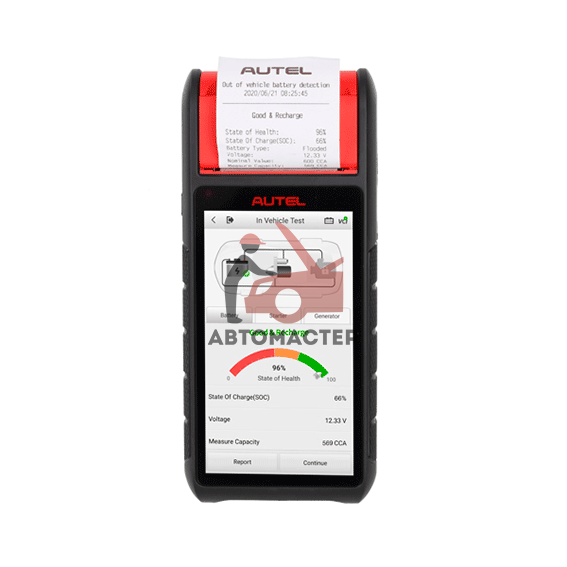 Тестер АКБ Autel MaxiBAS BT608