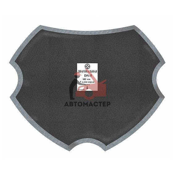 Латка для покрышек с металлокордом ROSSVIK DS-5  160 мм диагональная (10 шт. в пачке)