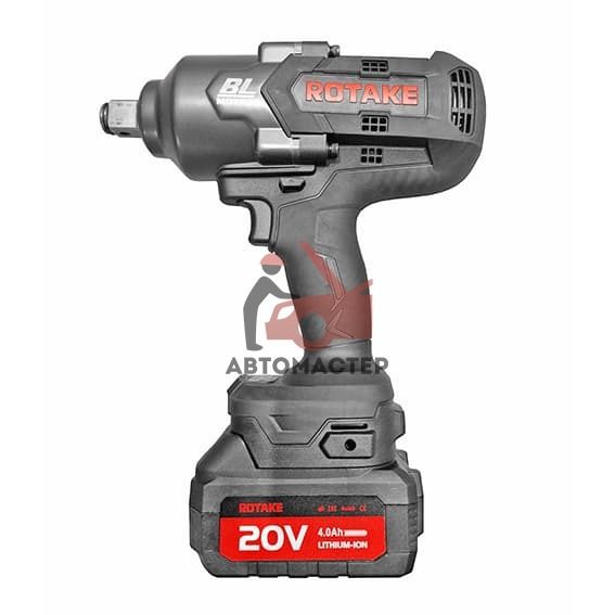 Гайковерт аккумуляторный 3/4 ROTAKE, 20 V, 4Ah, 1700 Nm.