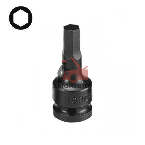 Ударная вставка имбус 1/2 6гр FORCE  8мм L60mm