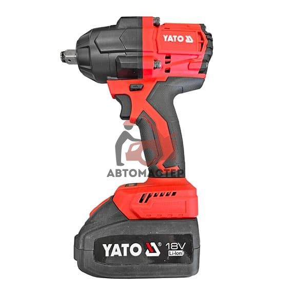 Гайковерт аккумуляторный 1/2 YATO 18 V, 4Ah, 850 Nm.