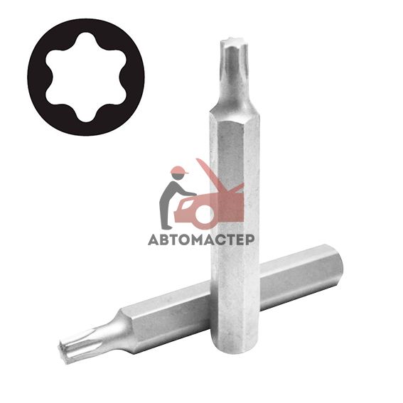 Вставка torx (6 лучей) L75мм Т35 FORCE 10мм