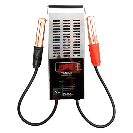 Вилка нагрузочная YATO цифровая 12V, CCA150-1400A LED