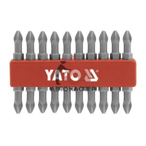 Вставка 1/4 (6,3мм) (+) PH2 YATO L 65мм двусторонняя