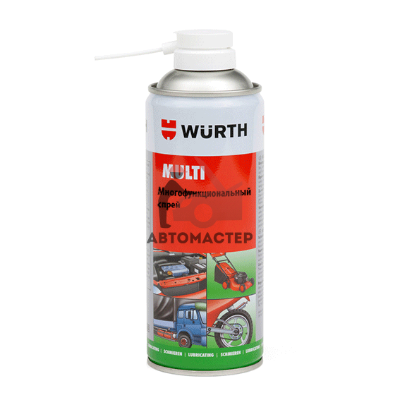 Растворитель ржавчины + смазка  MULTI 400 мл. WURTH