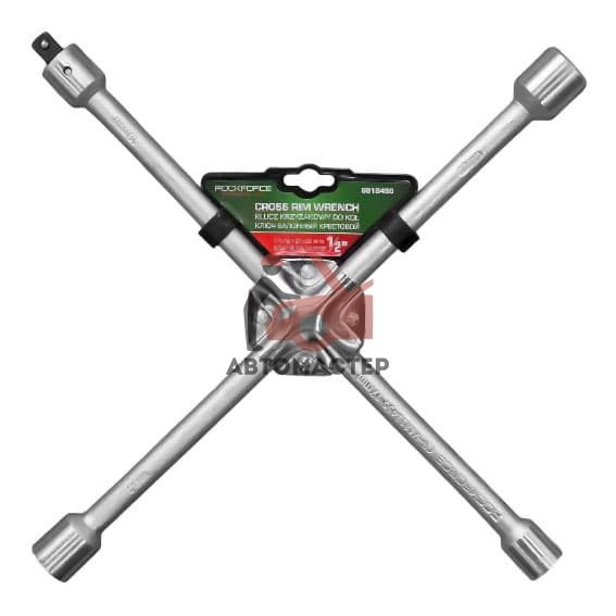 Ключ баллонный крест ROCKFORCE 17, 19, 21, 22мм L400мм