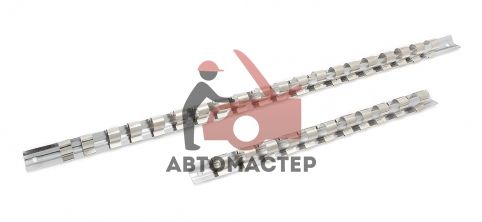 Планка под головки 3/8 ДЕЛО ТЕХНИКИ на 13 головок L 280 мм