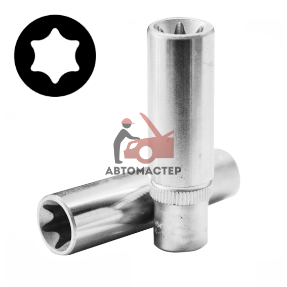 Головка "Е" 1/4 высокая FORCE Е12 L50мм
