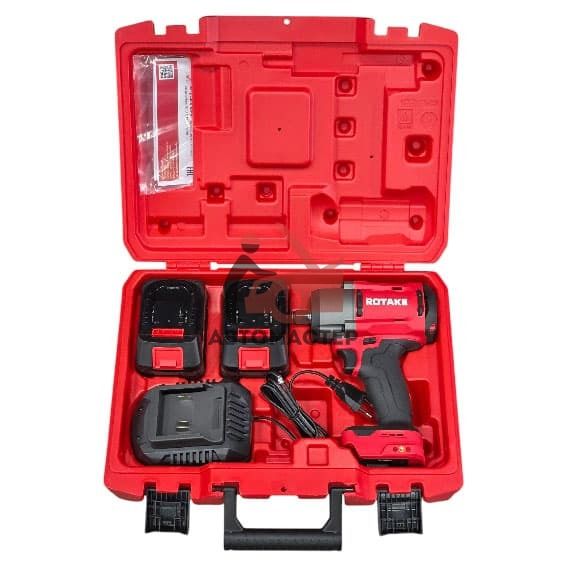 Гайковерт аккумуляторный 1/2 ROTAKE, 18V, 4Ah, 1180 Nm.