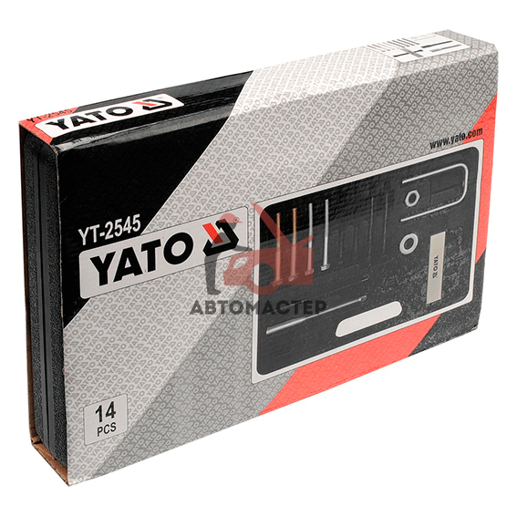 Съемник руля YATO 14пр. в кейсе