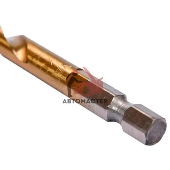 Сверло YATO HSS-TiN 7.5мм с хвостовиком HEX1/4