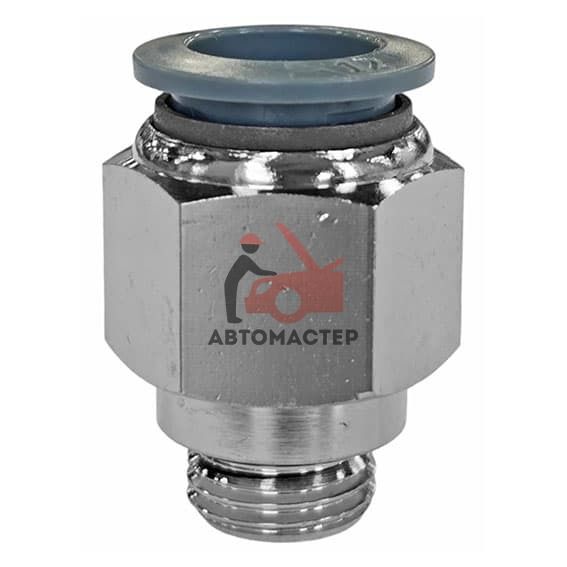 Фитинг резьбовой 12 мм 1/4" наруж. резьба Camozzi (китай)