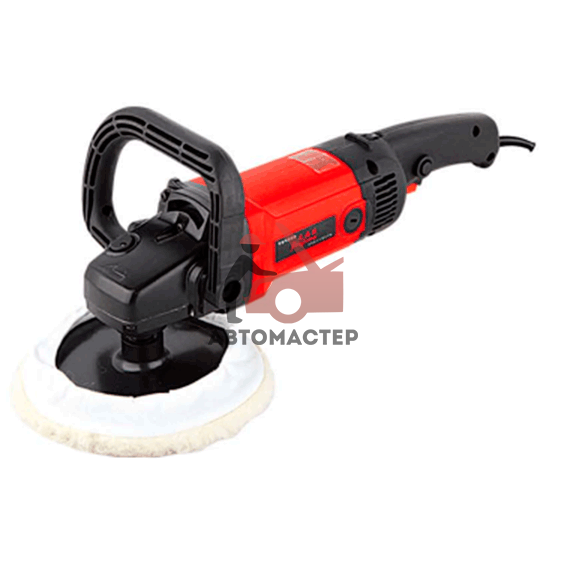Полировальная электрическая машинка 180мм. 220/240V, 1200W, 800-3300 об/мин.