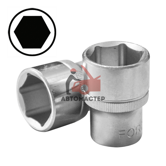 Головка 3/8 FORCE 6гр 21мм L25мм