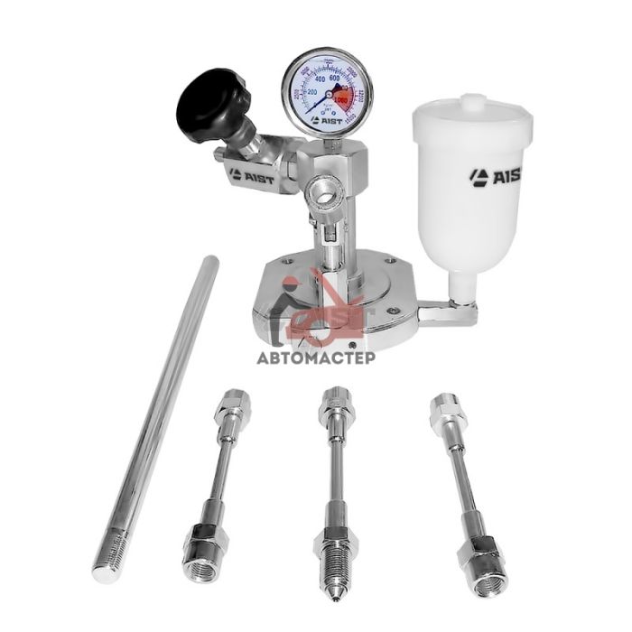 Тестер форсунок дизельных AIST 0-640 кг/см, М12х1.5, М14х1.5, М16х1.5 (с функцией очистки)